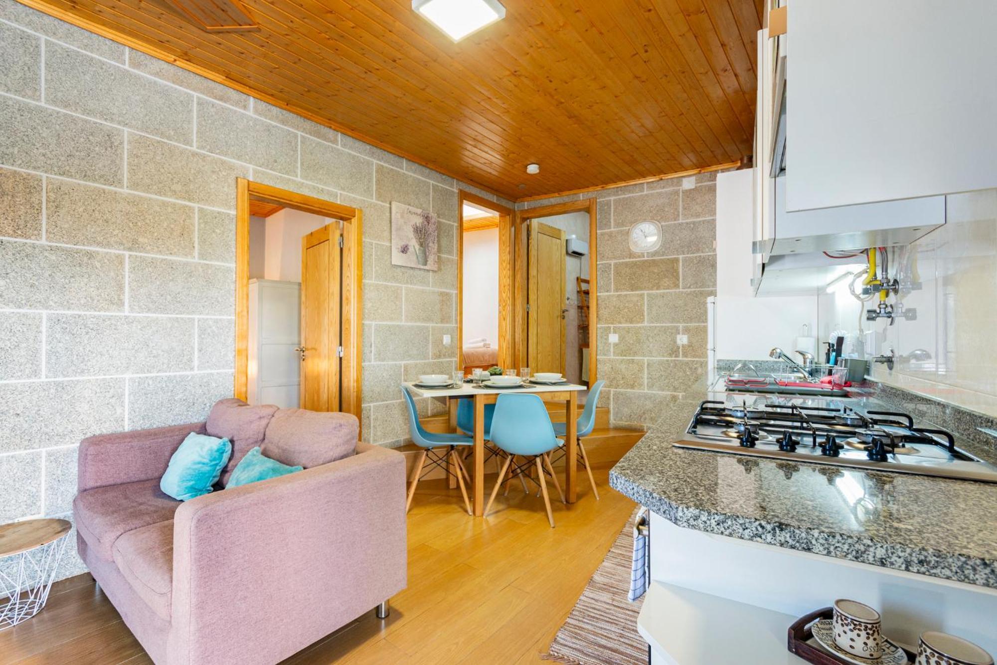 Casa Rustica T2 Com Salamandra E Cozinha - Seia - Serra Da Estrela - Casa Do Loureiro II Kültér fotó